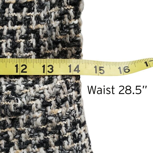 Boucle Tweed Jacket Clueless Chic Preppy Posh Academia Frayed Trim Cropped XS - Picture 12 of 16
